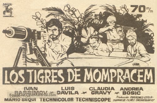 Le tigri di Mompracem - Spanish poster