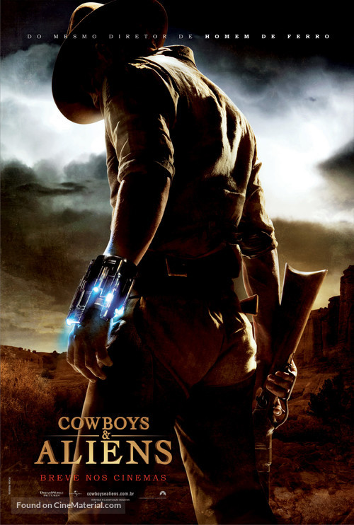 Cowboys &amp; Aliens - Brazilian Movie Poster