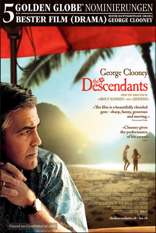 The Descendants - Swiss Movie Poster