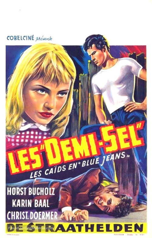 Halbstarken, Die - Belgian Movie Poster