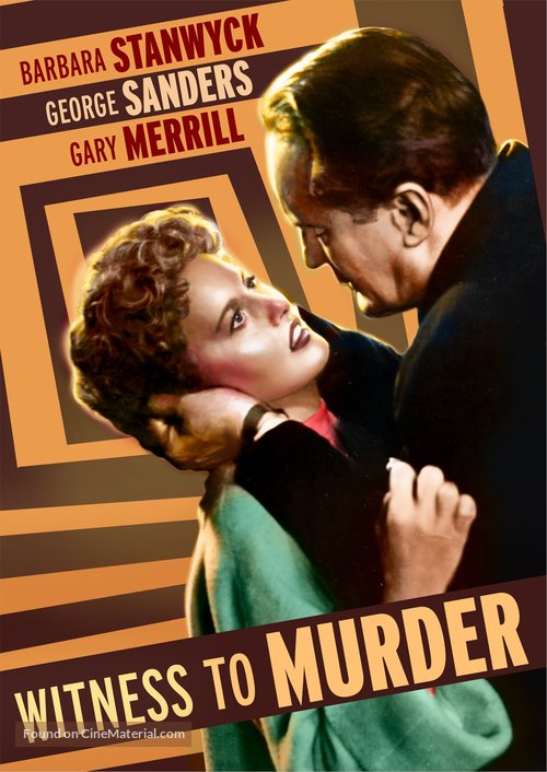 Witness to Murder - DVD movie cover