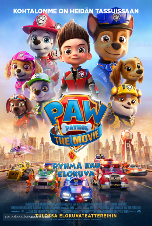 Paw Patrol: The Movie - Finnish Movie Poster