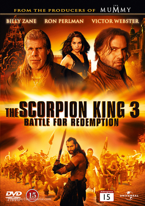 The Scorpion King 3: Battle for Redemption - Danish DVD movie cover