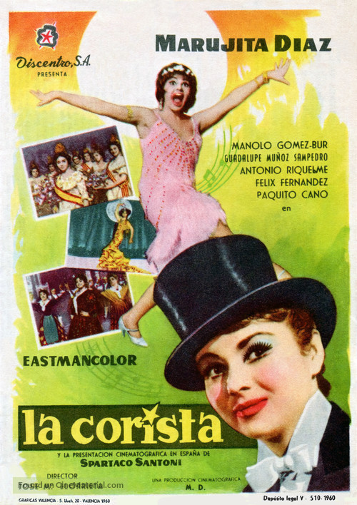 La corista - Spanish Movie Poster