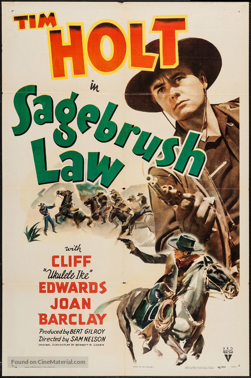 Sagebrush Law - Movie Poster