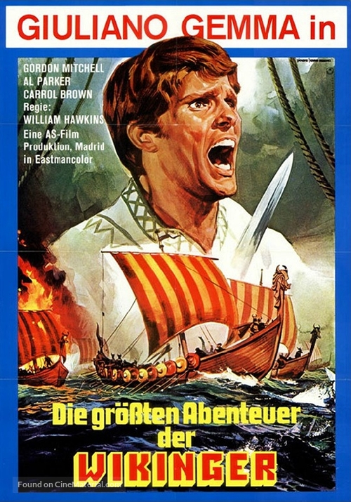 Erik, il vichingo - German Movie Poster