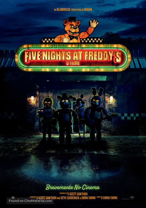 Five Nights at Freddy&#039;s - Portuguese Movie Poster