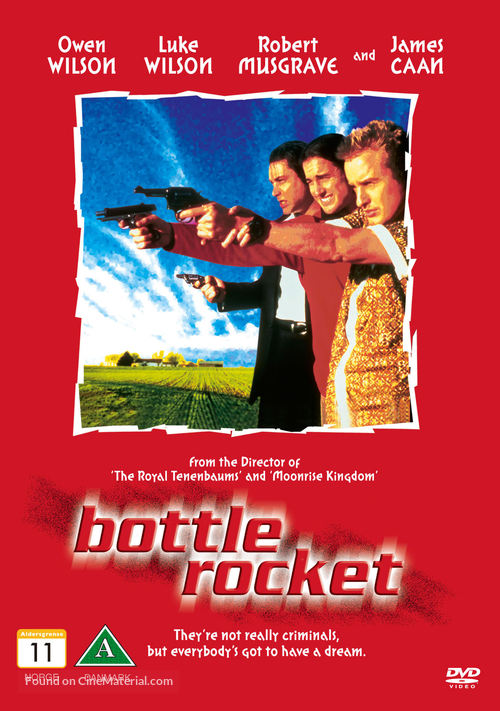 Bottle Rocket - Danish DVD movie cover