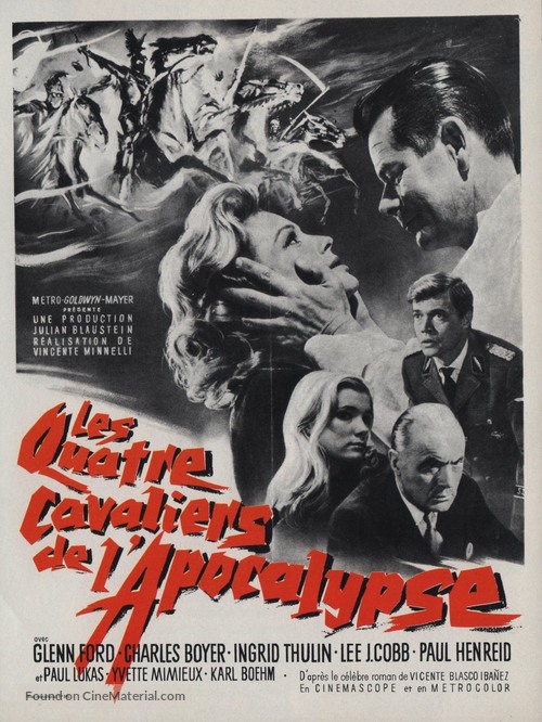 The Four Horsemen of the Apocalypse - French Movie Poster