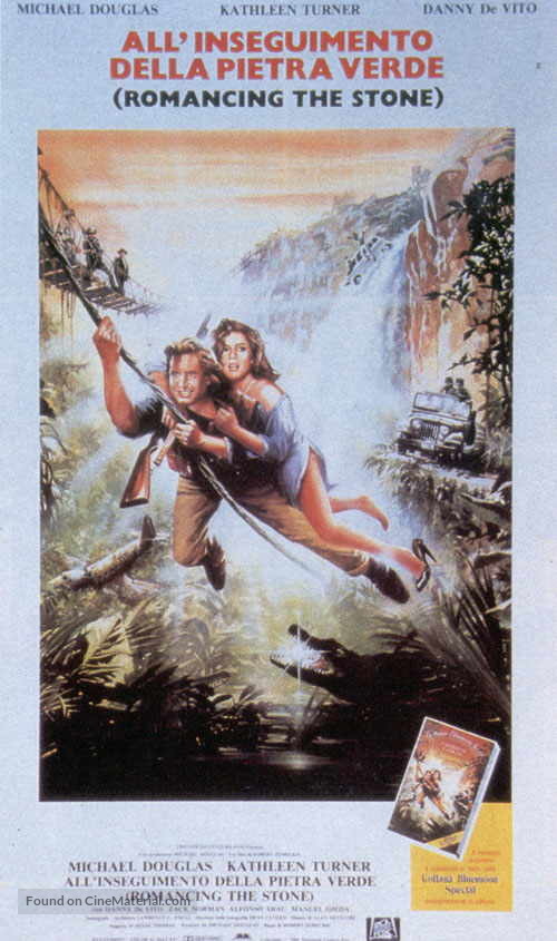 Romancing the Stone - Italian Movie Poster
