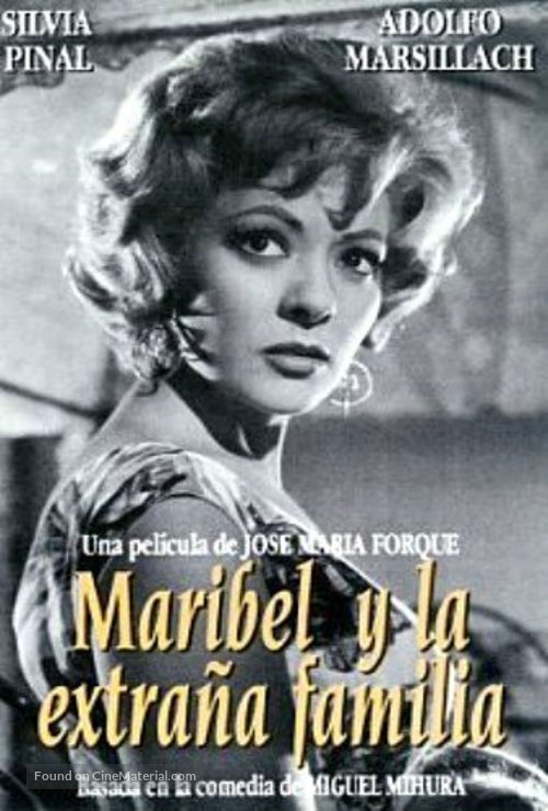 Maribel y la extra&ntilde;a familia - Spanish Movie Cover