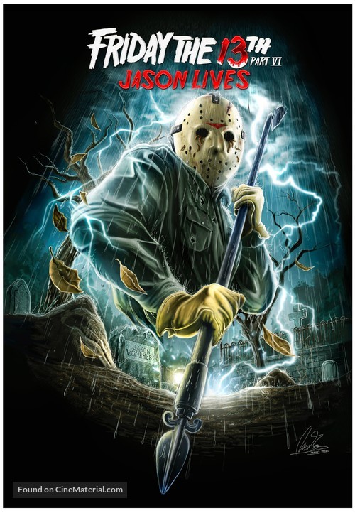 Friday the 13th Part VI: Jason Lives - Argentinian poster