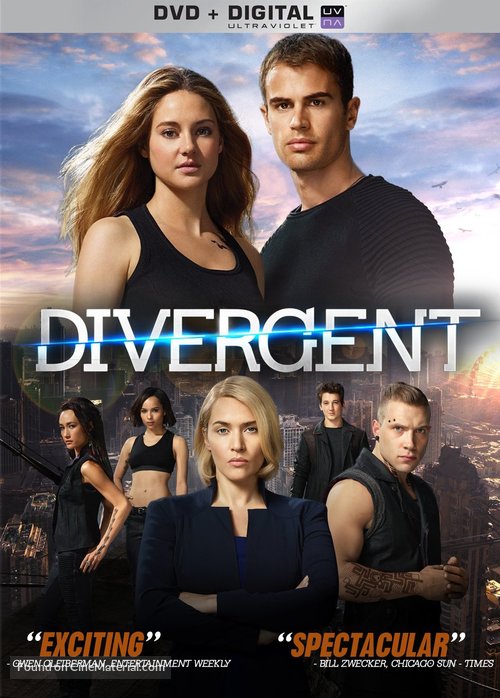 Divergent - DVD movie cover