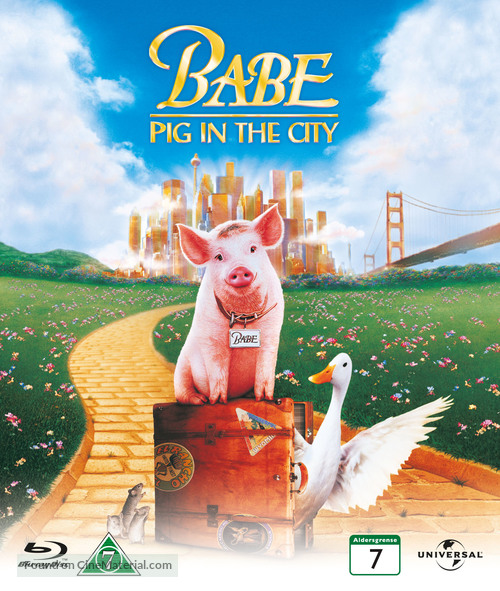 Babe: Pig in the City - Danish Blu-Ray movie cover