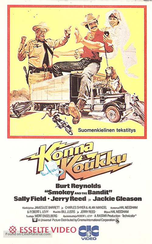Smokey and the Bandit - Finnish VHS movie cover
