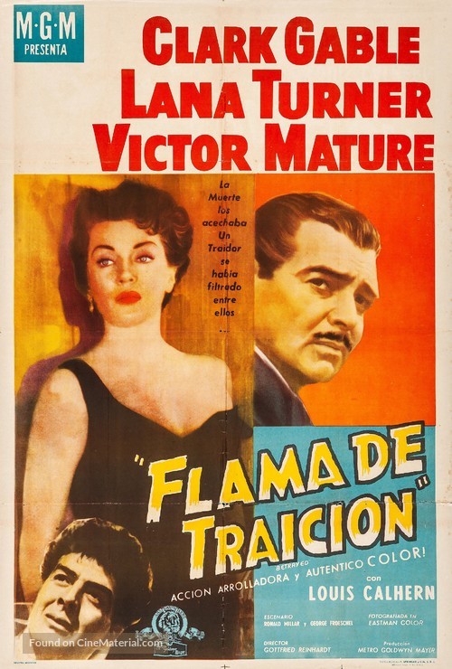 Betrayed - Argentinian Movie Poster