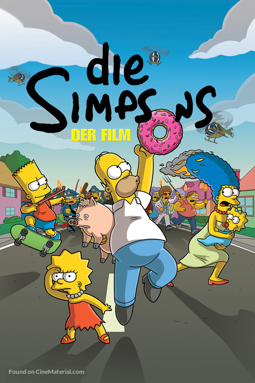 The Simpsons Movie - German DVD movie cover