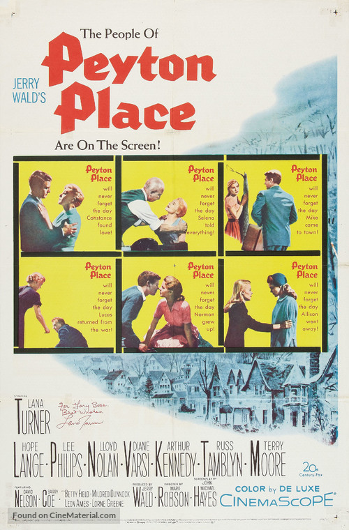Peyton Place - Movie Poster