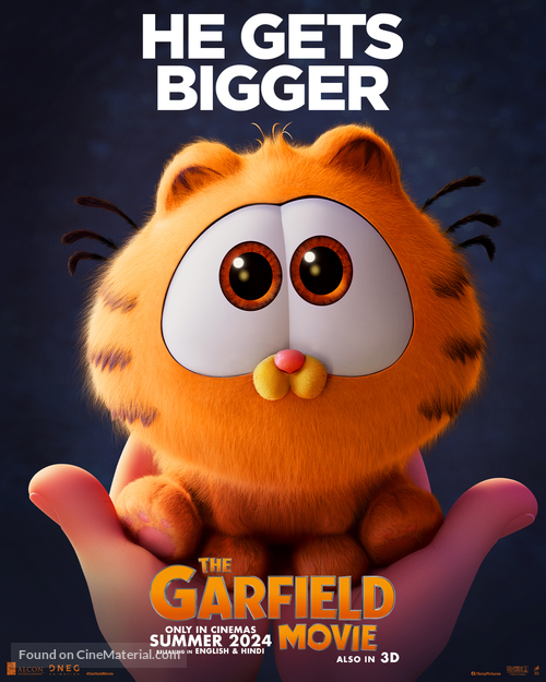 The Garfield Movie - Indian Movie Poster