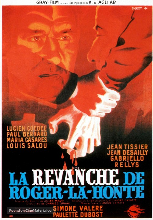 La revanche de Roger la Honte - French Movie Poster