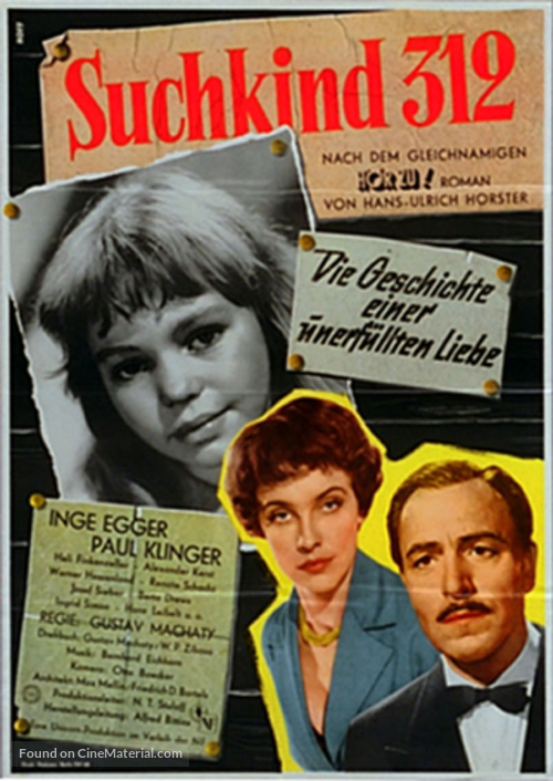 Suchkind 312 - German Movie Poster