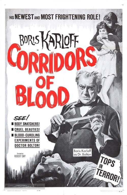 Corridors of Blood - Movie Poster