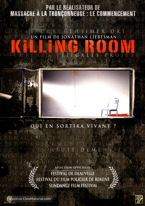 The Killing Room - French DVD movie cover