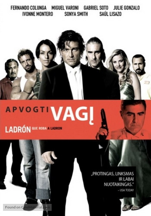 Ladron que roba a ladron - Lithuanian DVD movie cover