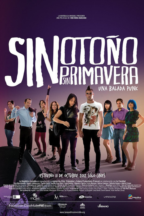 Sin oto&ntilde;o, sin primavera - Ecuadorian Movie Poster