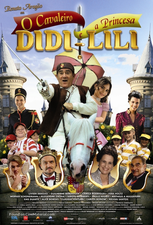 O Cavaleiro Didi e a Princesa Lili - Brazilian Movie Poster