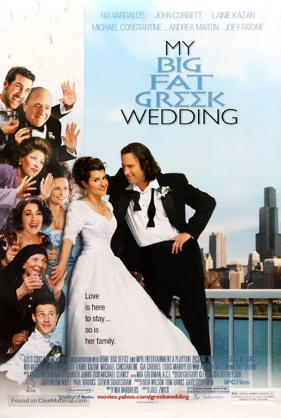 My Big Fat Greek Wedding (2002) movie poster