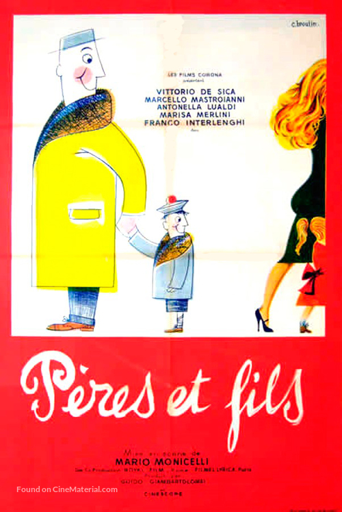 Padri e figli - French Movie Poster