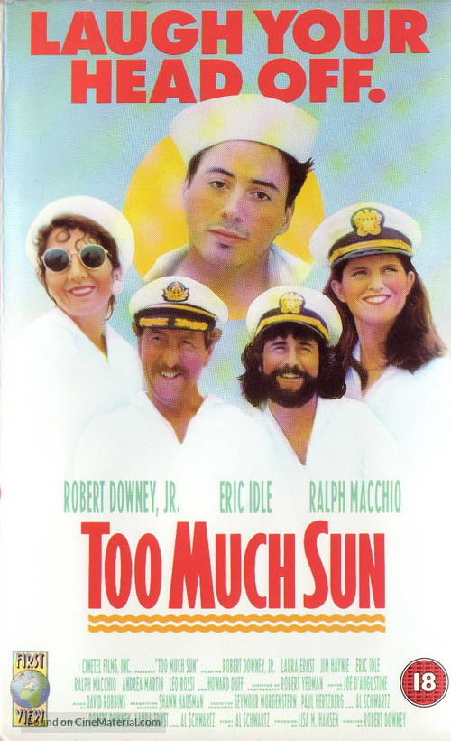 Too Much Sun - British VHS movie cover