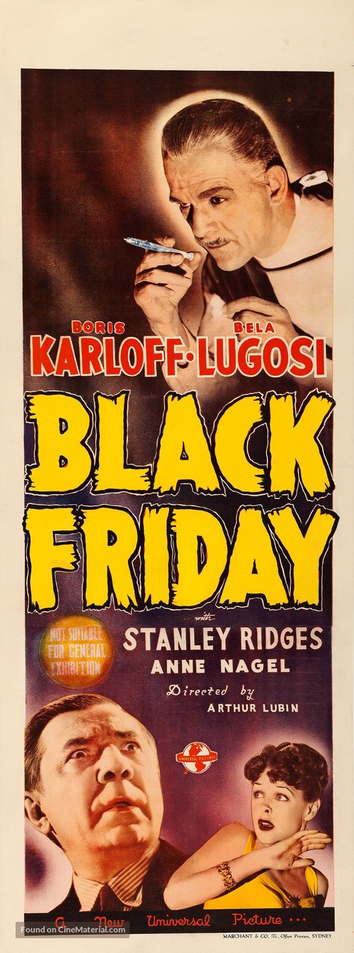 Black Friday - Australian Movie Poster