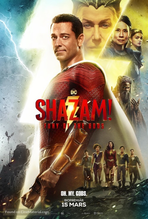 Shazam! Fury of the Gods - Swedish Movie Poster