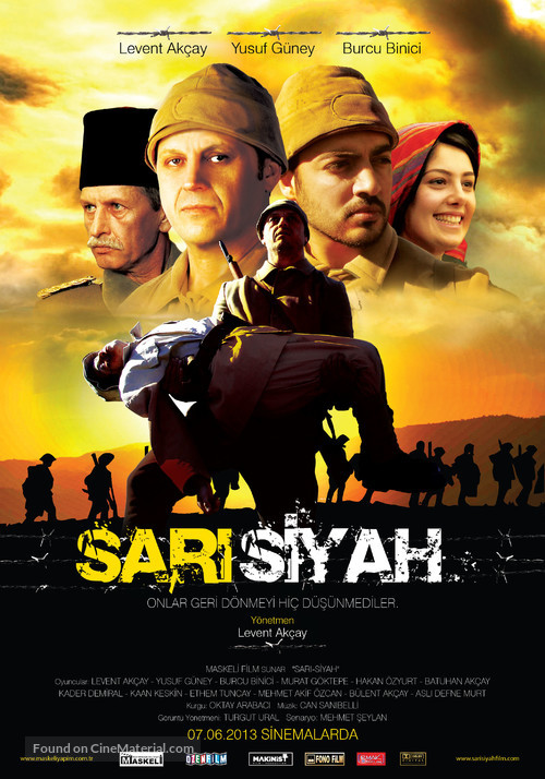 Sari siyah - Turkish Movie Poster