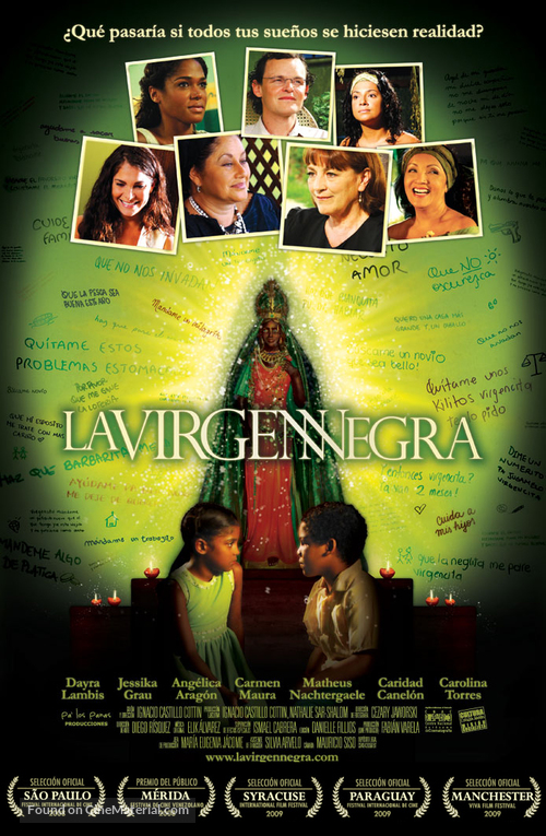 La virgen negra - Venezuelan Movie Poster