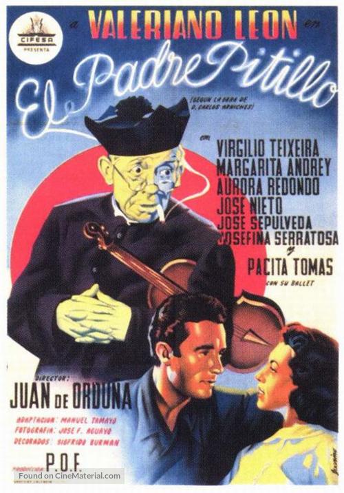 El padre Pitillo - Spanish Movie Poster