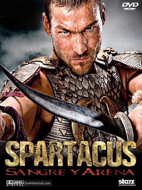 &quot;Spartacus: Blood And Sand&quot; - Argentinian DVD movie cover