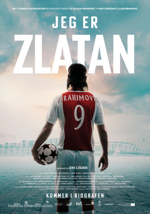 I Am Zlatan - Danish Movie Poster