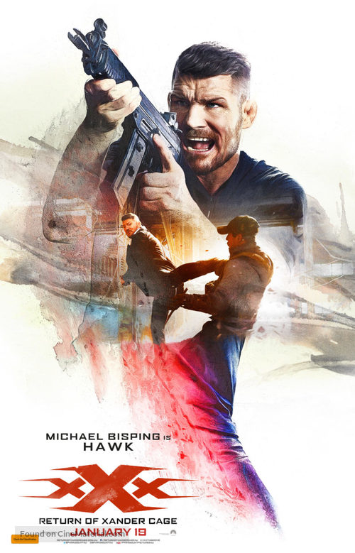 xXx: Return of Xander Cage - Australian Movie Poster