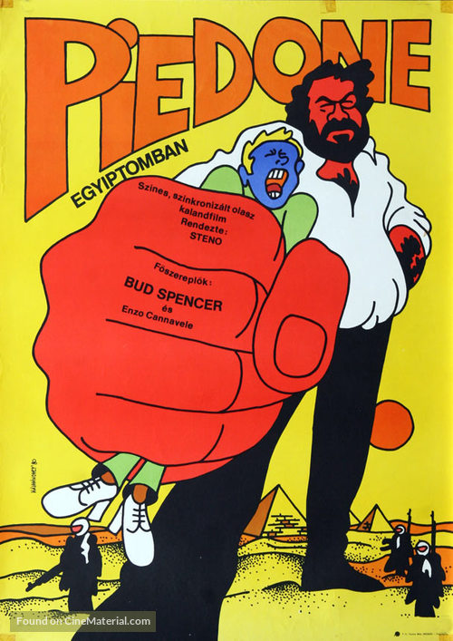 Piedone d&#039;Egitto - Hungarian Movie Poster