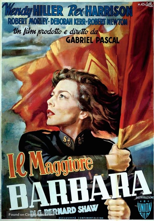 Major Barbara - Italian Movie Poster