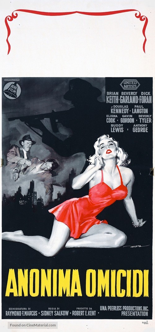 Chicago Confidential - Italian Movie Poster