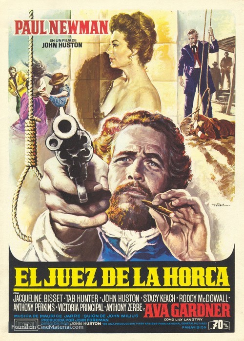 The Life and Times of Judge Roy Bean - Spanish Movie Poster