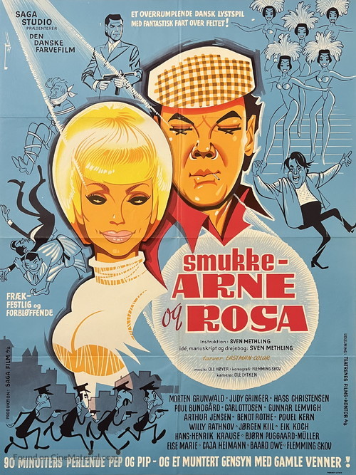 Smukke-Arne og Rosa - Danish Movie Poster