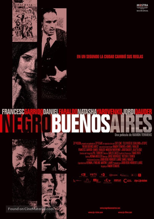 Negro Buenos Aires - Spanish Movie Poster