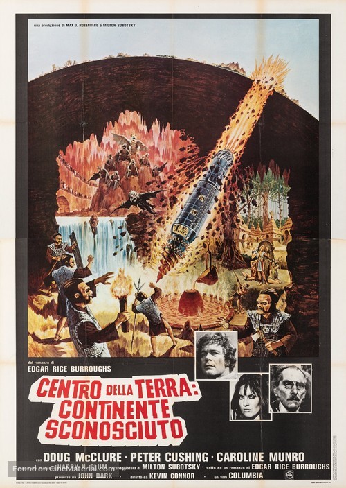 At the Earth&#039;s Core - Italian Movie Poster