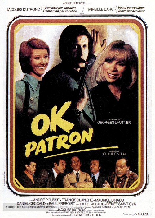 O.K. patron - French Movie Poster