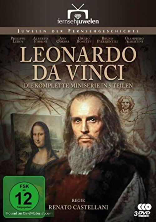 La vita di Leonardo Da Vinci - German Movie Cover